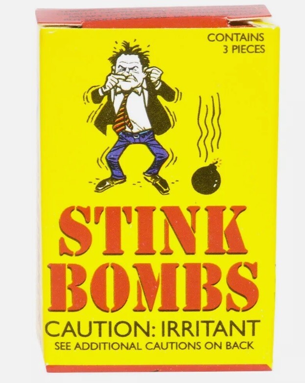 36 Stink Bombs - Stinky Glass Gag Prank Fart Joke (1 case of 36)