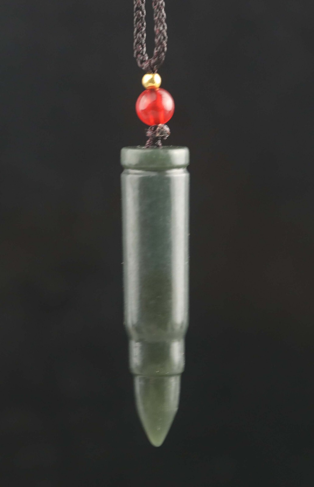 China Old Natural hetian Jade Hand Carved Statue pendant