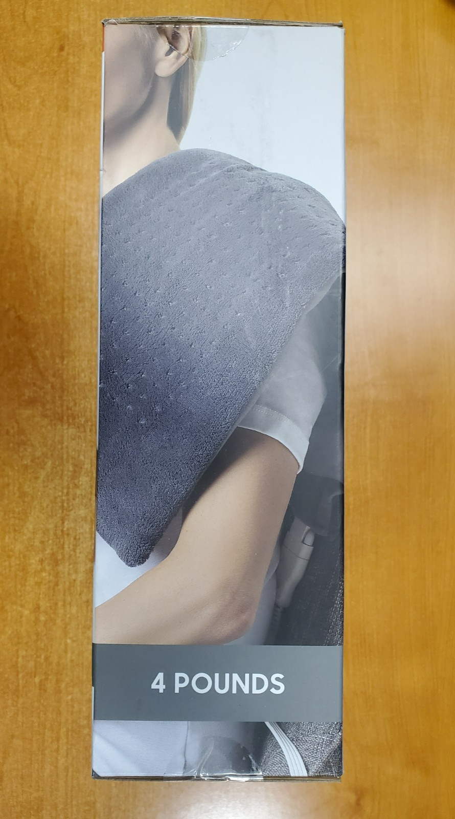 Sharper Image Calming Heat Massaging Weighted Heating Pad 24"x12" (3980) F