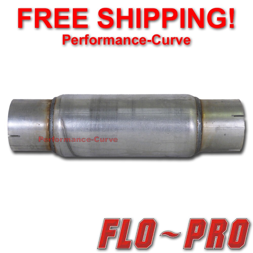 Flo Pro Twister F5 Exhaust Muffler - Race / Diesel / Resonator 4" In - 18" Long
