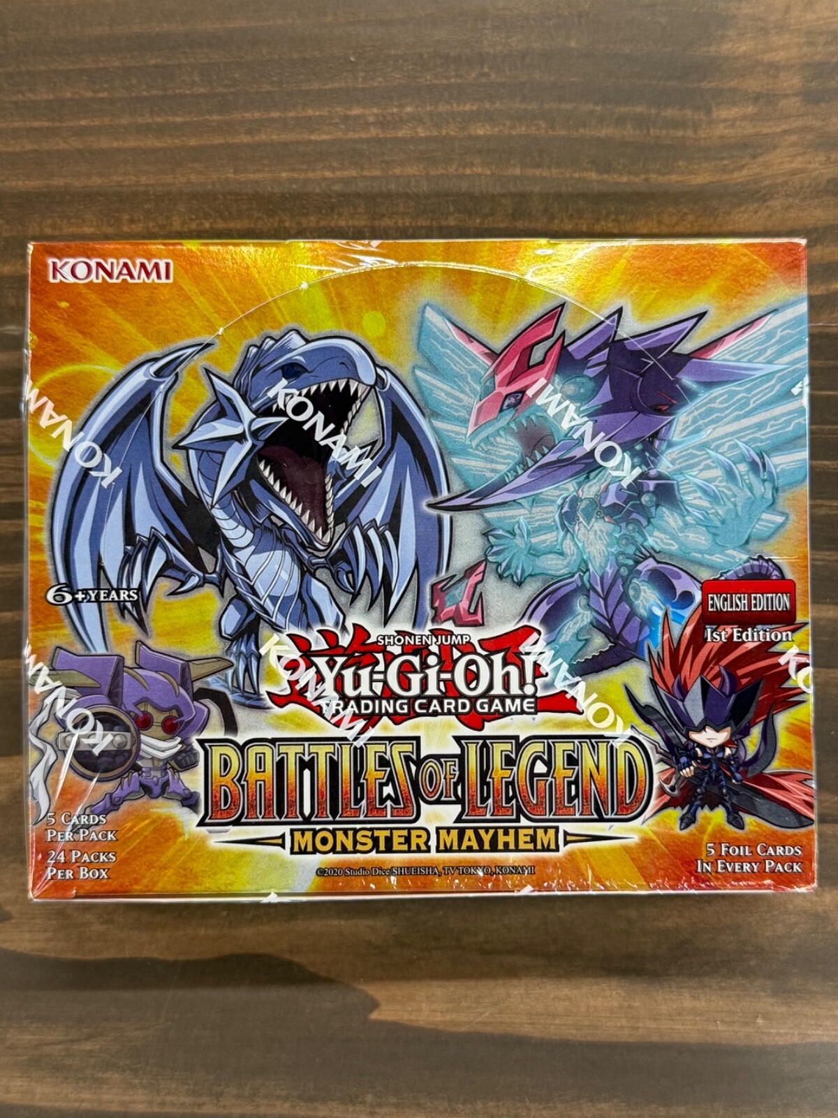 Yugioh Battles of Legend: Monster Mayhem Booster Box 1st Edition 24 Packs!