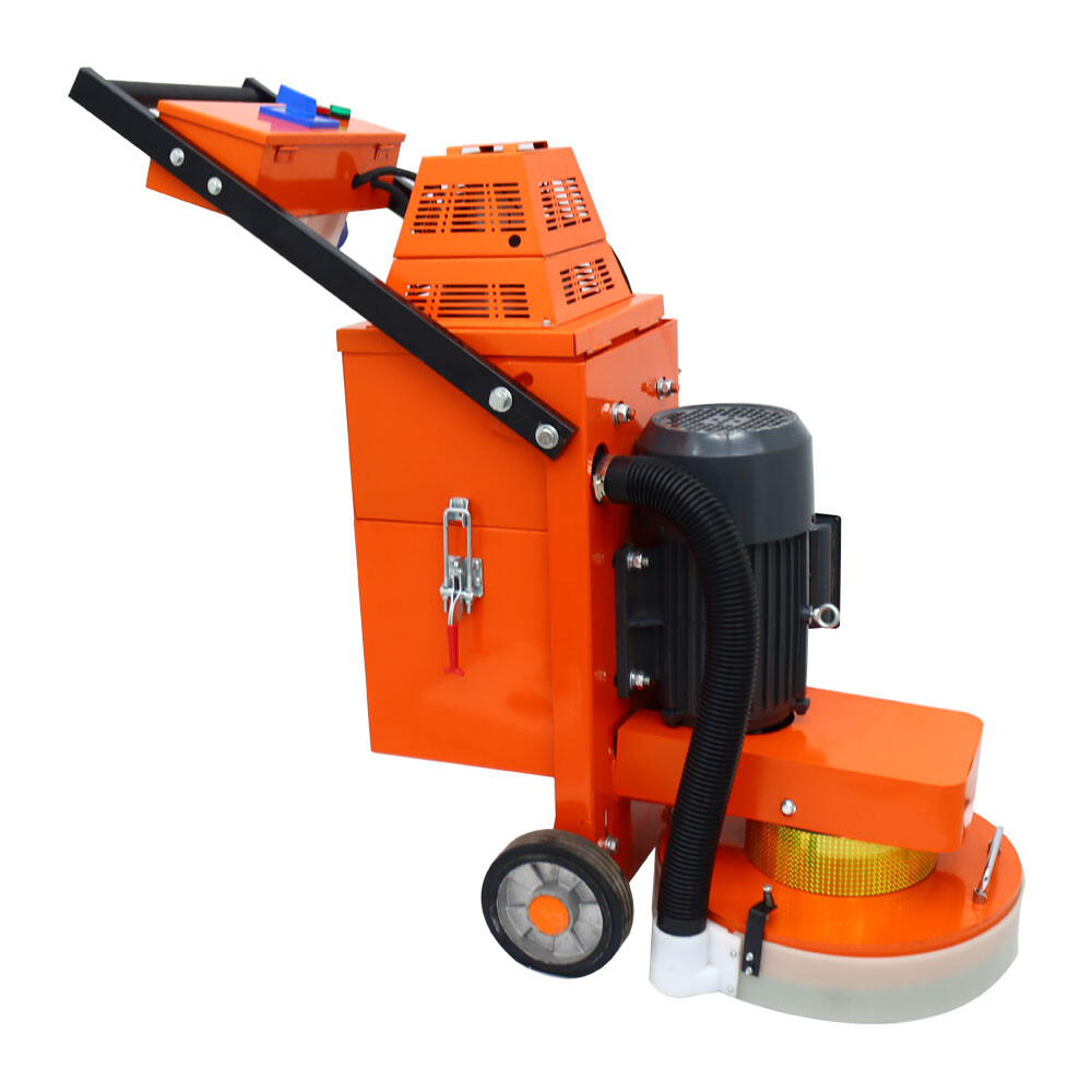 Concrete Floor Grinding Machine with Dust Box 5 Grinding Disc 220V Floor Grinder