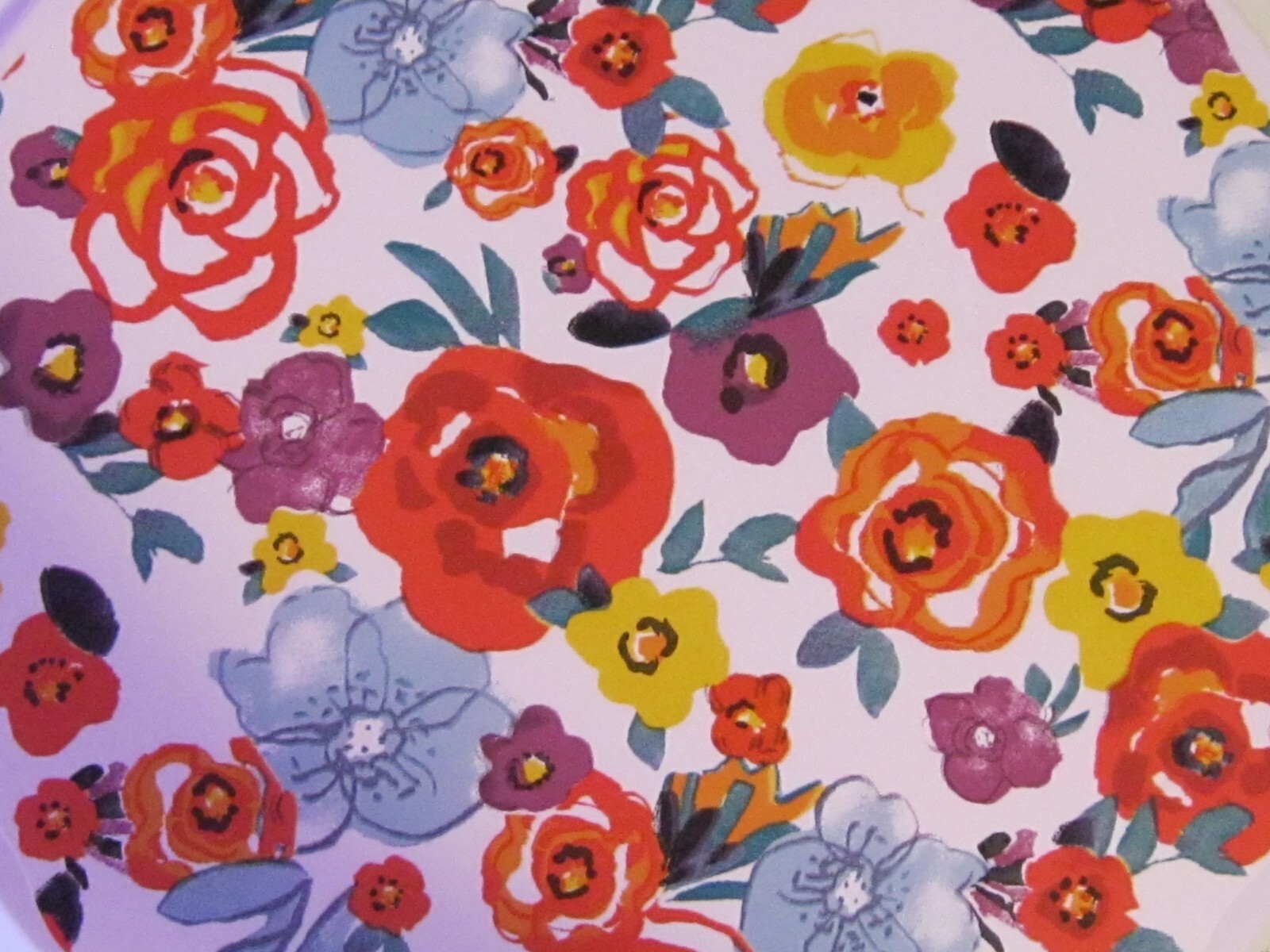 NEW HANDCRAFTED PIONEER WOMAN FLEA MARKET FLORAL LAMINATED STOVE BURNER COVERS