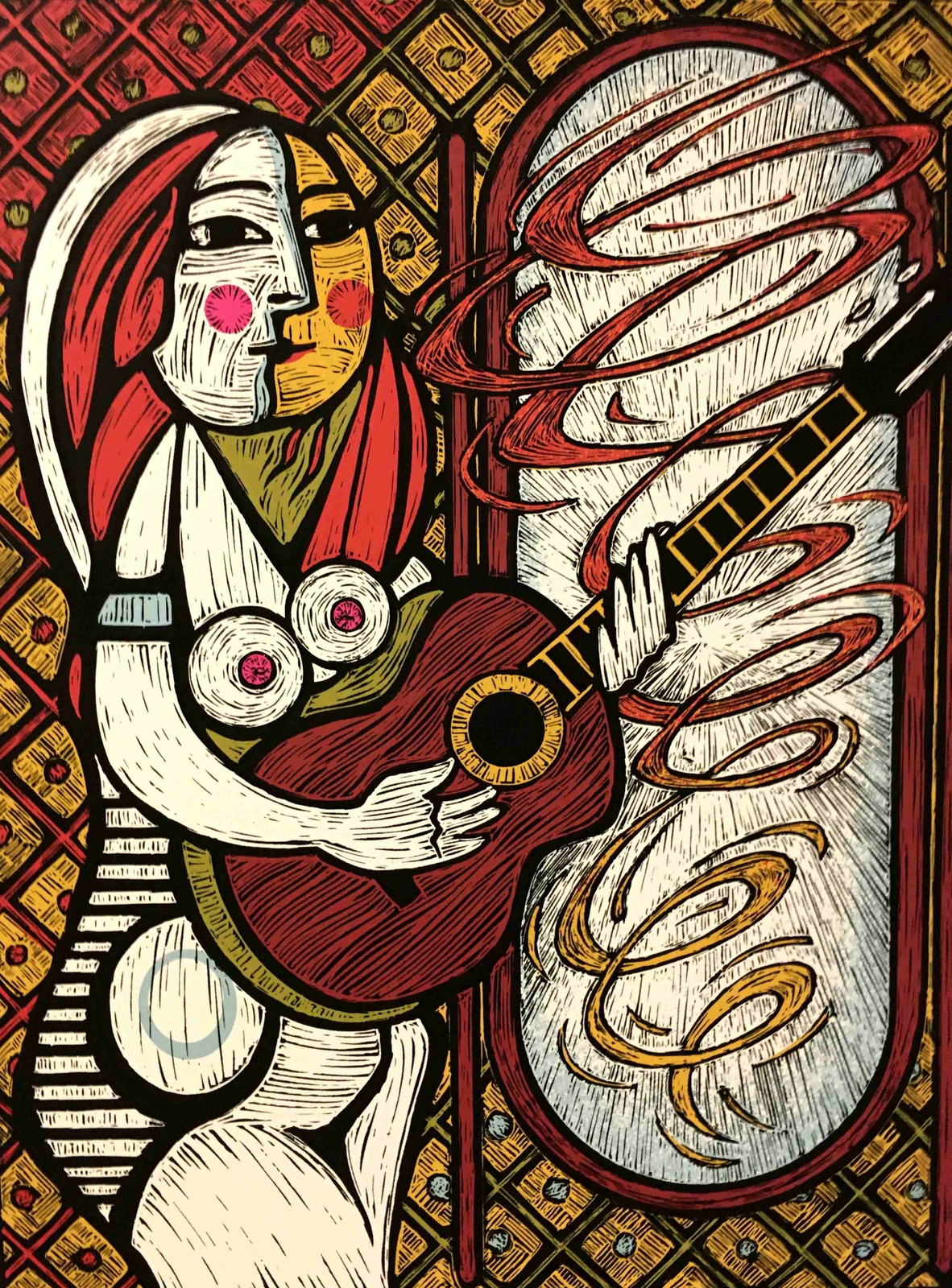 Neko Case Poster Jason Lytle Crystal Ballroom 2009 Hand-Signed by Gary Houston