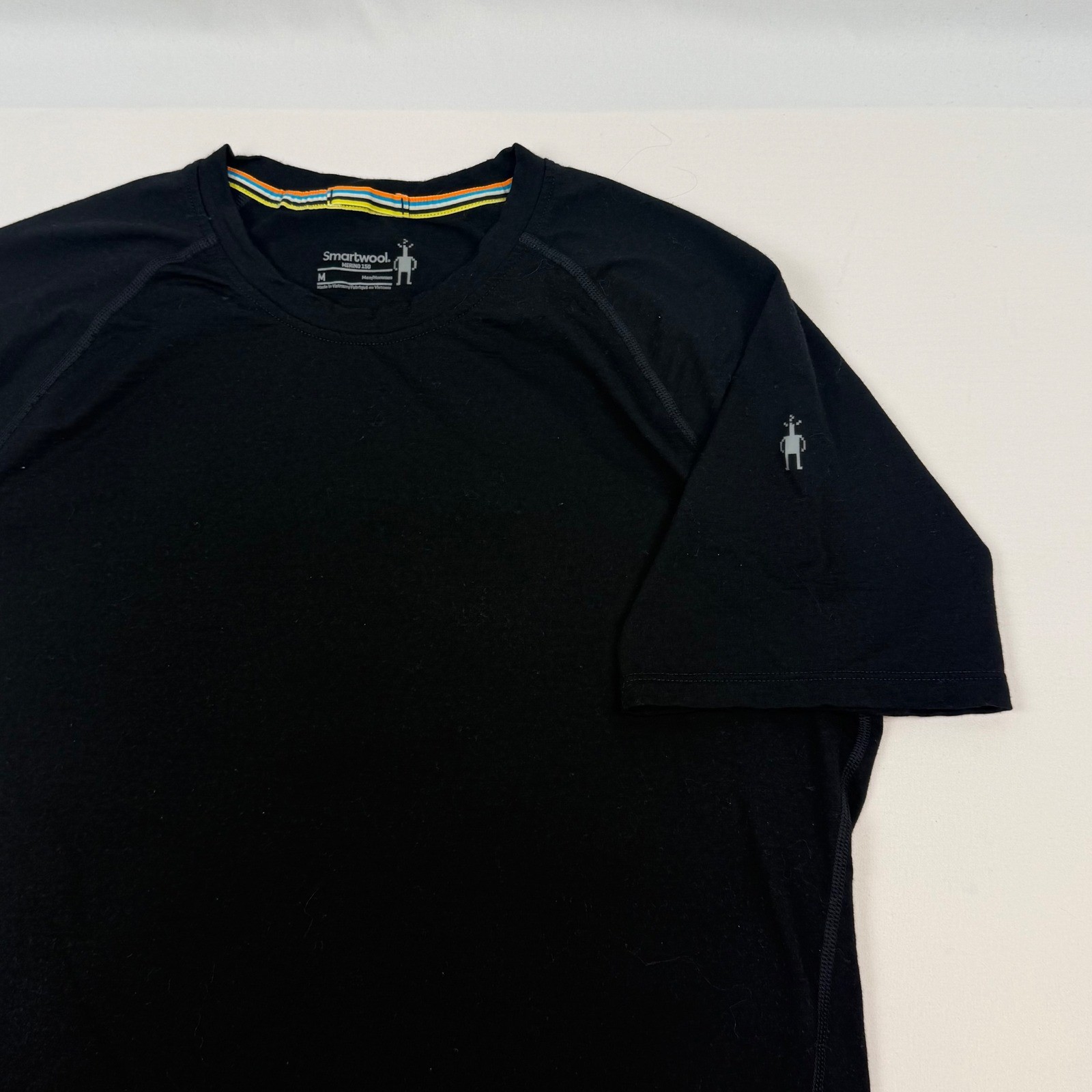 Smartwool Merino 150 Mens T Shirt Black Short Sleeve Crew Neck Size M