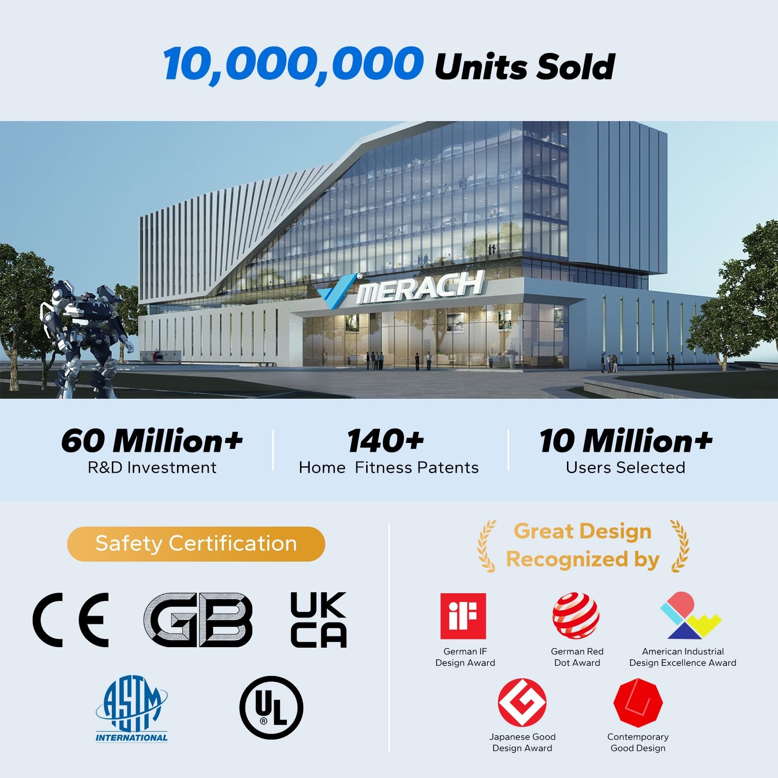 MERACH Stair Stepper for Home Gym Exercise, New Version Vertical Climber Machine