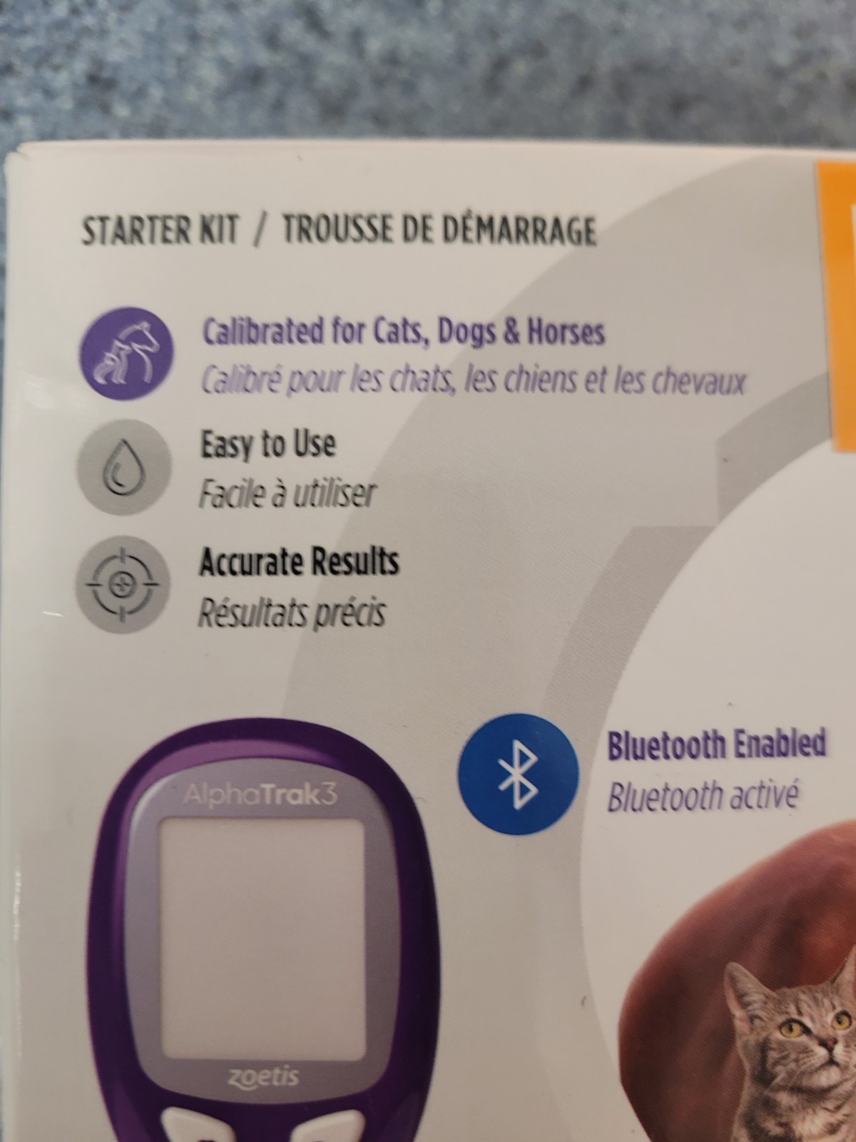 AlphaTrak 3 Blood Glucose Monitoring System Kit Pets Diabetic Cats Dogs Horses