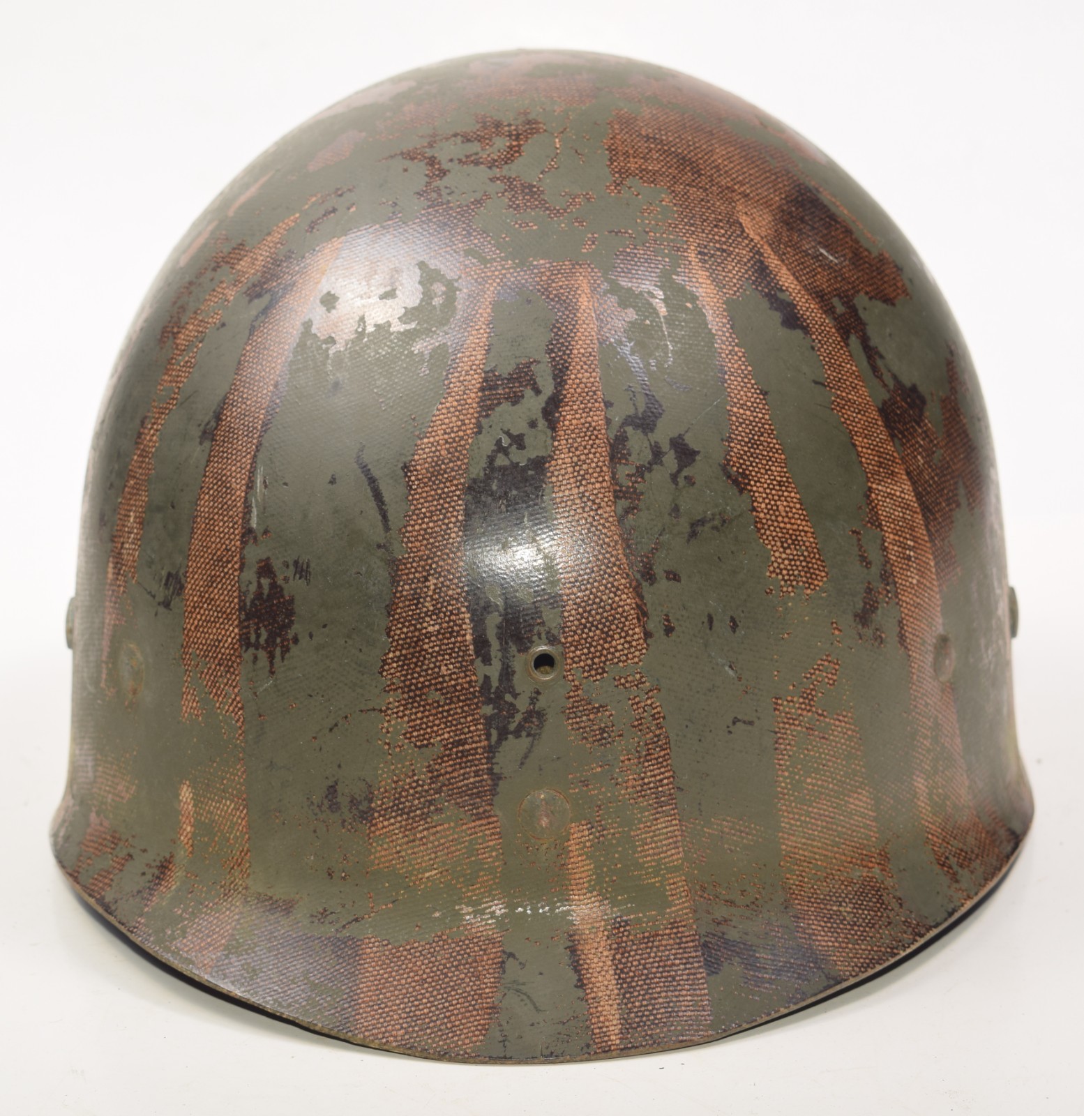 Original WWII US Military Westinghouse M1 Helmet Liner w/ Unpainted A-Washers