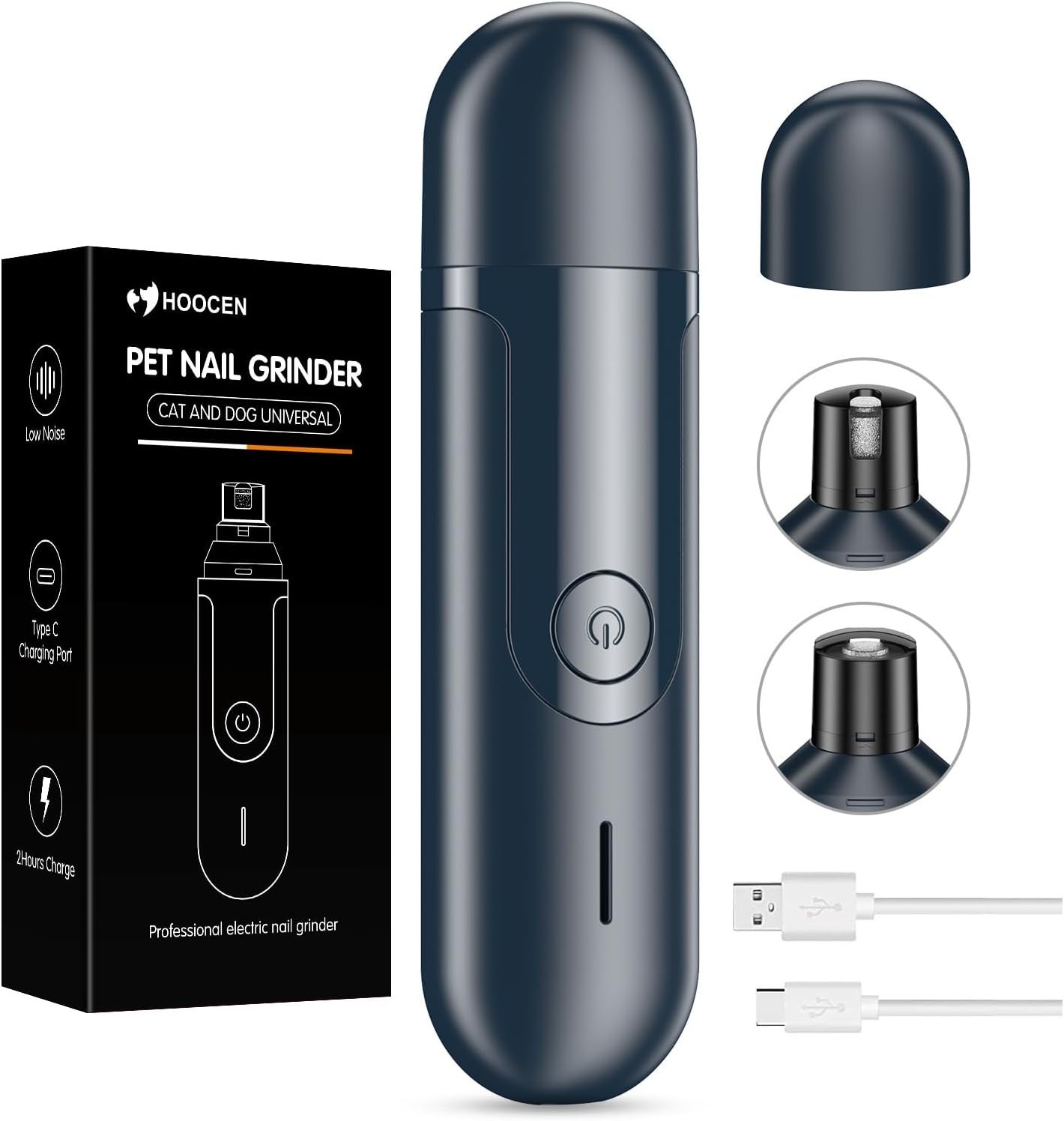 Upgraded Silent Groom Pro Nail Grinder Heusom Silent Grind Pro for Dogs Nail NEW