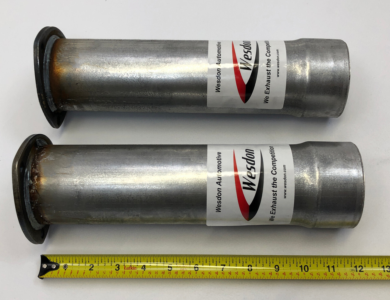 Header Collectors 3.00 inch Flange to 3.00 Inch OD Steel Pair of Wesdon Collecto