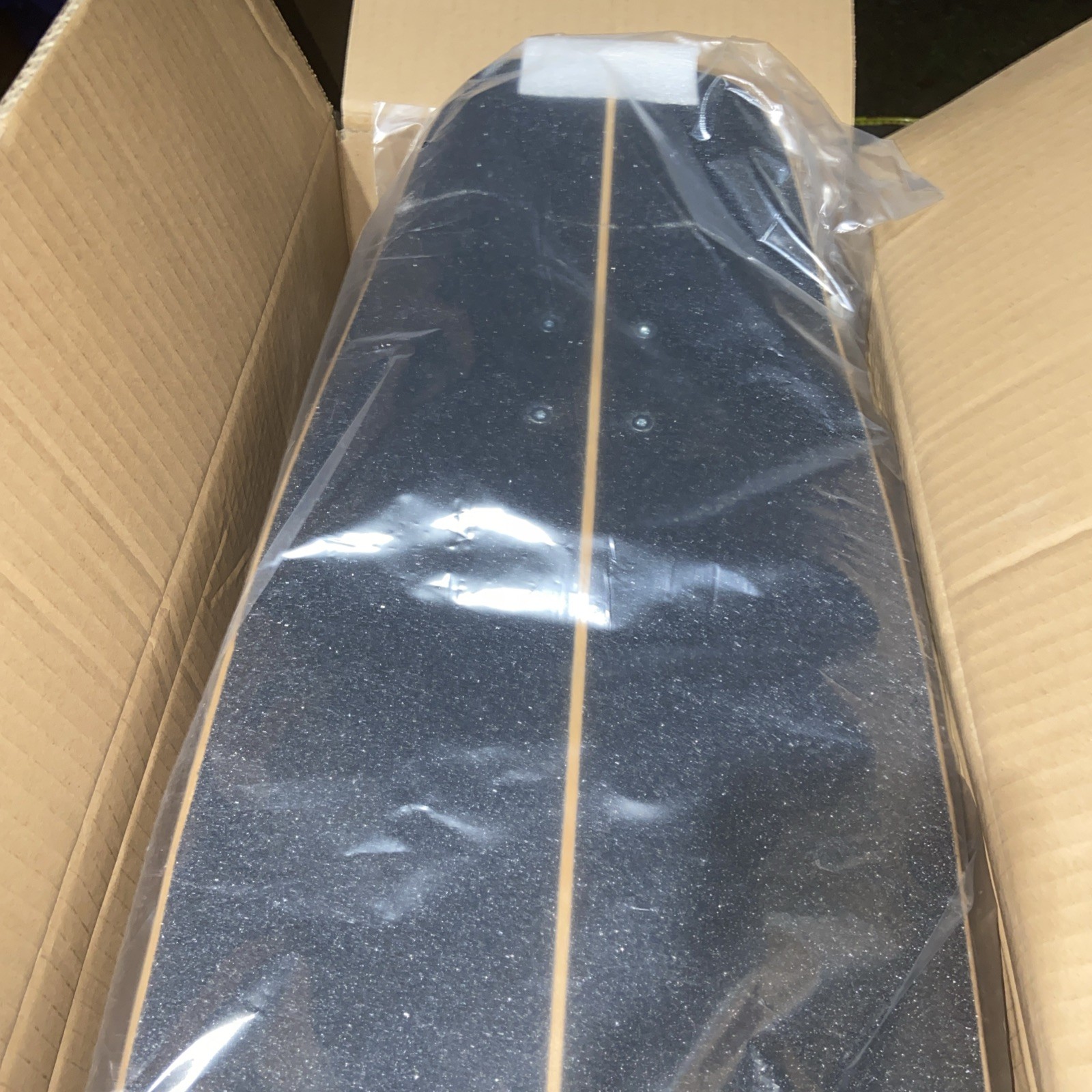 Complete Tailor Shape Skateboard (Blue Beach Black/White) Surf Skate New