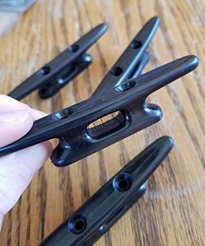 4 Pcs 4 inch Boat Cleat, Dock Cleat, Nylon, Kayak Rope Tie Cleat, Rope Cleat