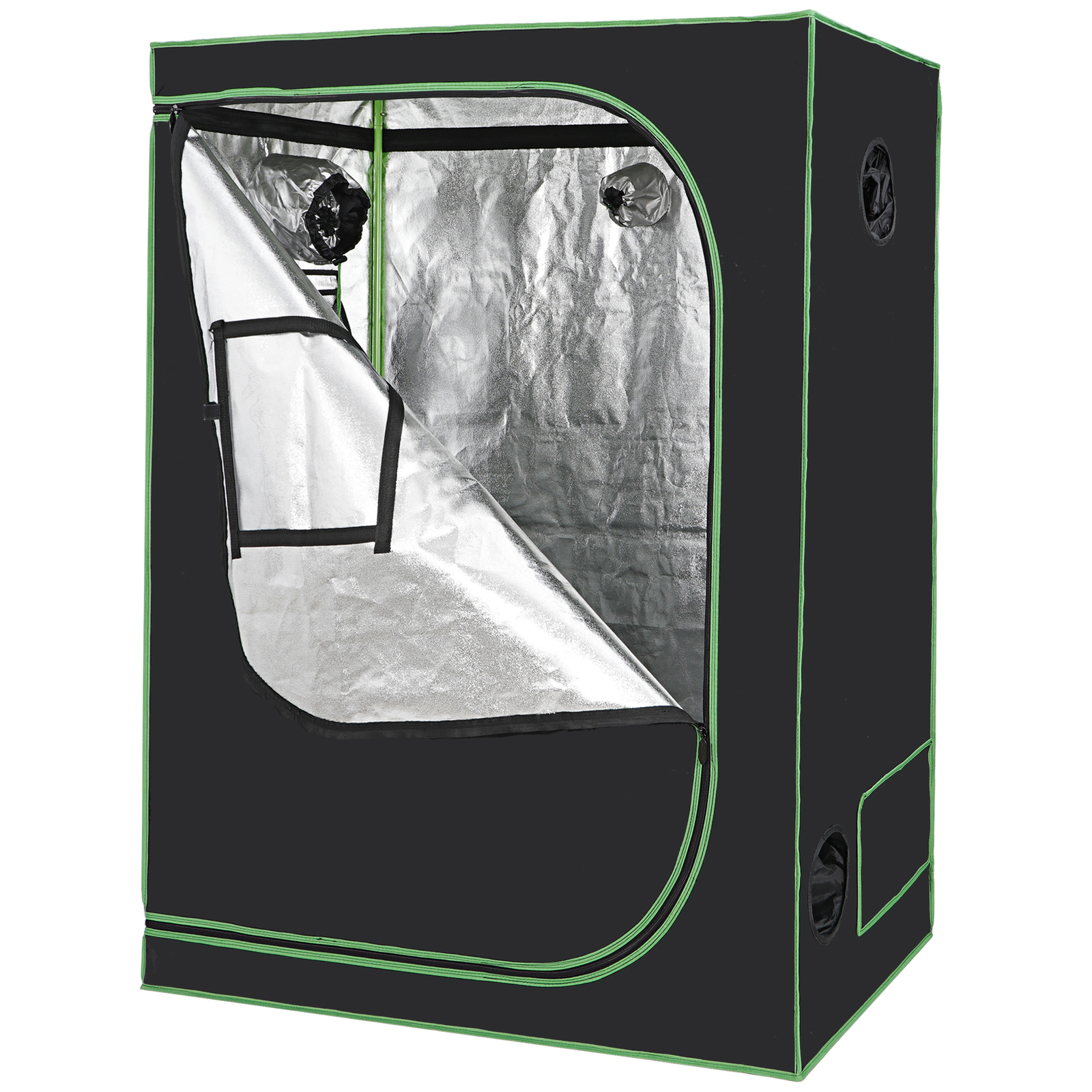 24""x48""x60" Indoor Hydroponic Grow Tent with Observation Window and Floor Tray