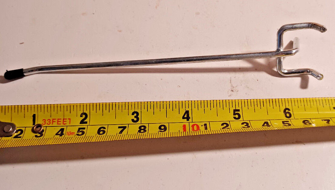 PEG HOOKS 50 PC. 6" INCH PEGBOARD HOOKS PEG BOARD VINYL TIPPED SAFETY TIPS