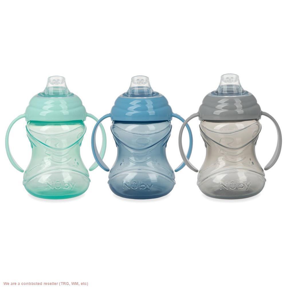 Nuby 3pk Clik-It Handle Cup - Neutral - 8oz