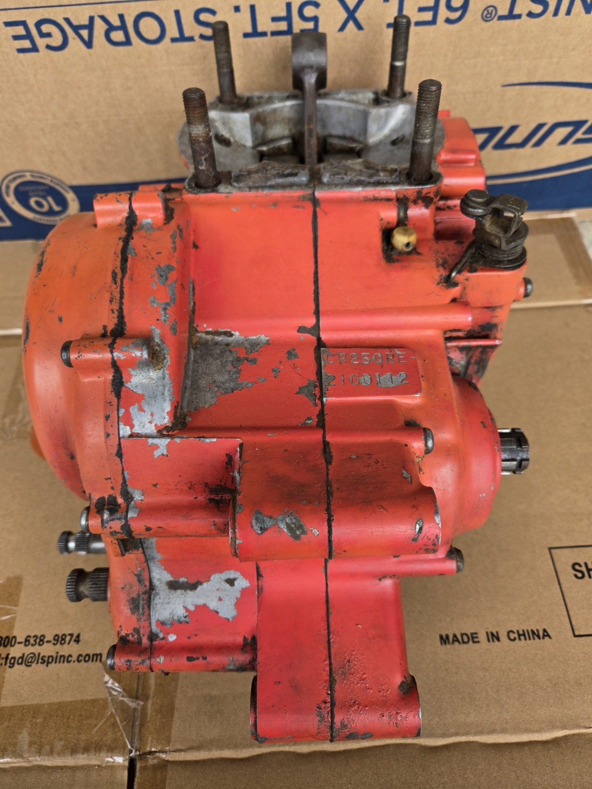 1979 Honda Elsinore CR250 Crankcase Engine Bottom Motor