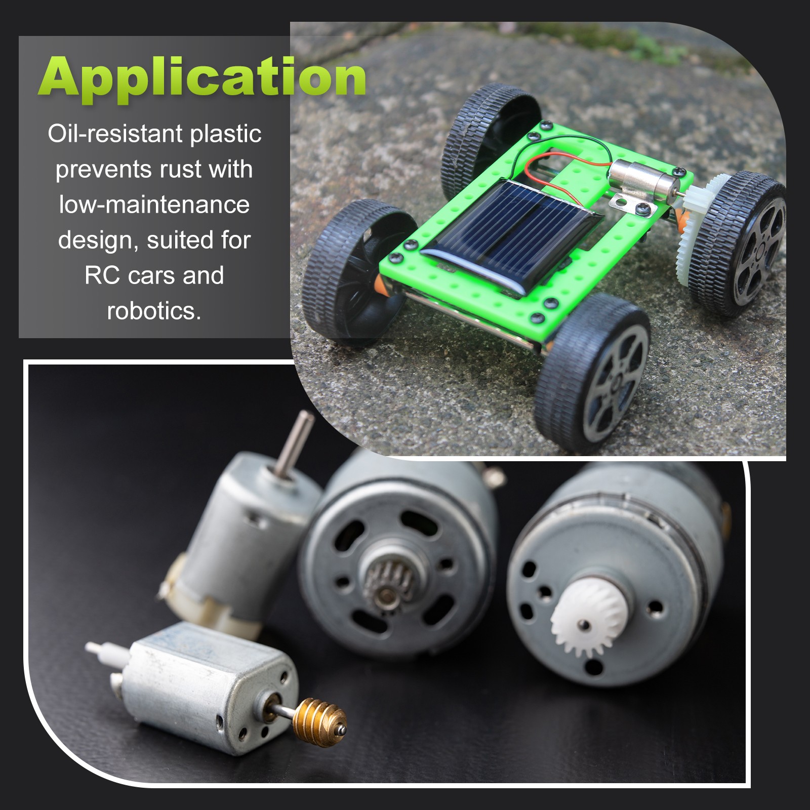 Plastic Gear Set Small Worm Motor Gears Module 0.5 Pack of 200