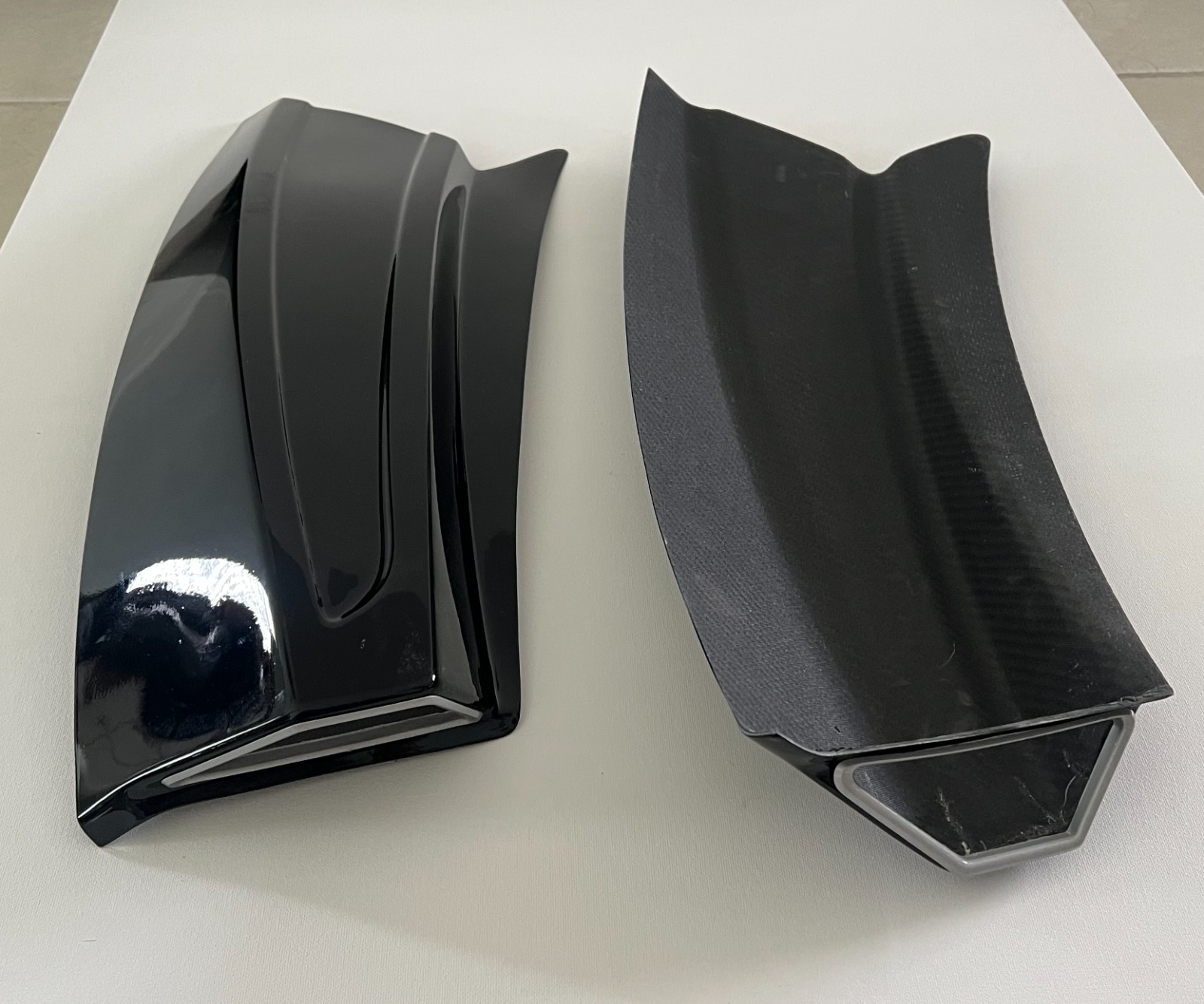 Mercury V8 Carbon Fiber Air Scoops 300R, 450R, and 500R custom with larger intak