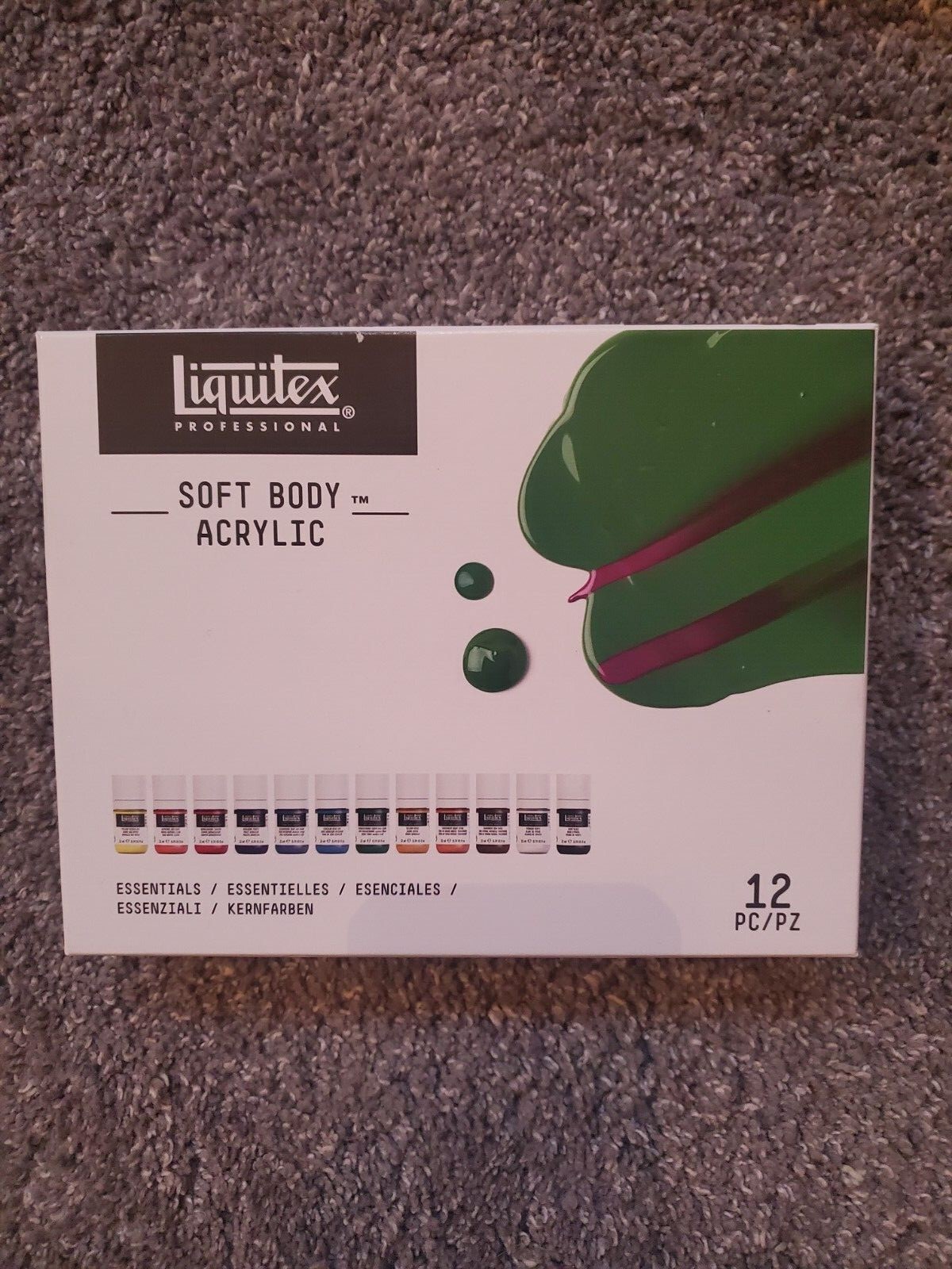 Liquitex Professional Soft Body Acrylic Paint Set, 12pcs