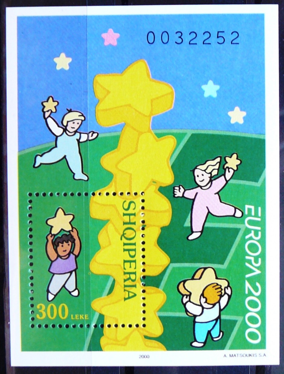 Albania Sheet - Europa'2000 - MNH.