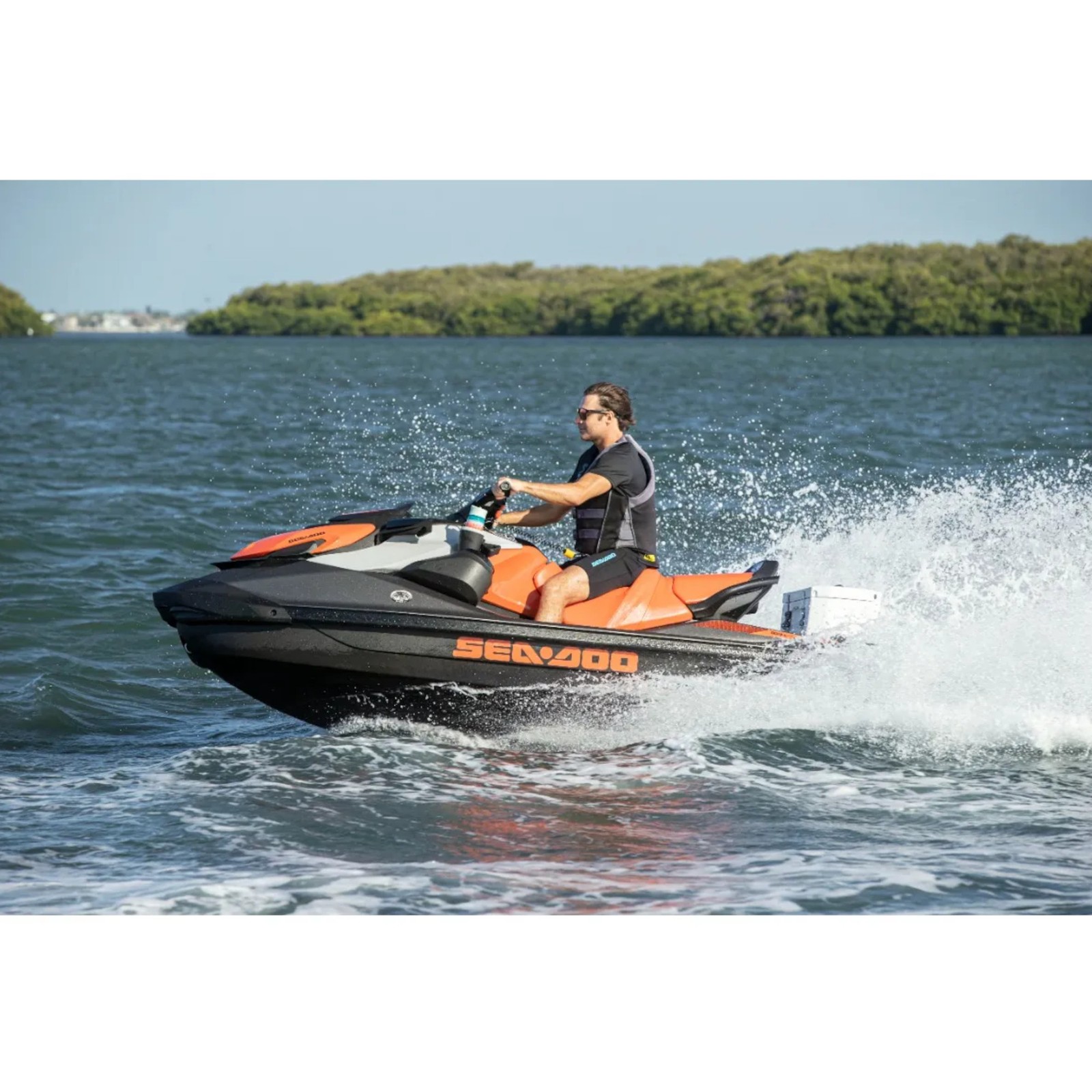 Sea-Doo OEM White LinQ 4.2 US Gal (16 L) Rigid Cooler, 295100698