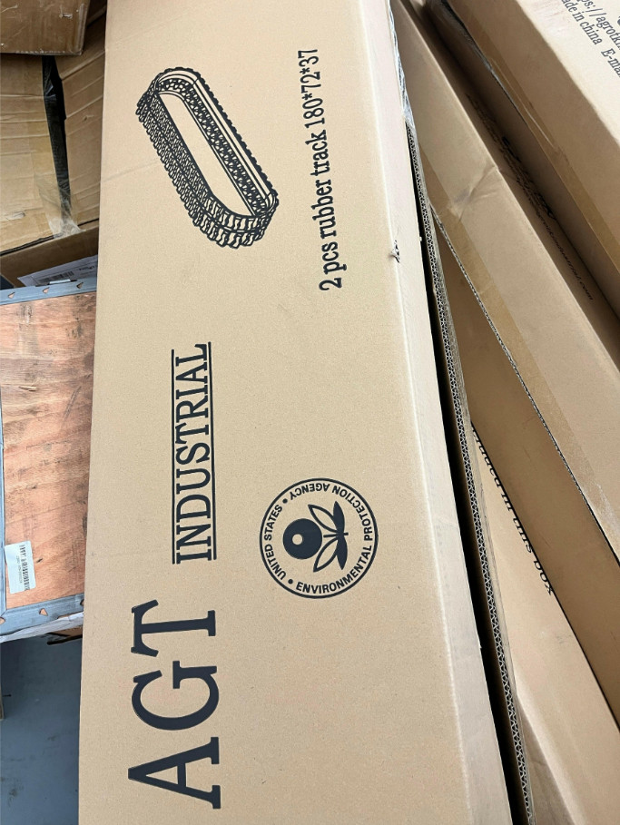 AGT Rubber Track 180 x 72 x 37 For H12 H15 Mini Excavator/LRT23 Skid Steer 1Pcs