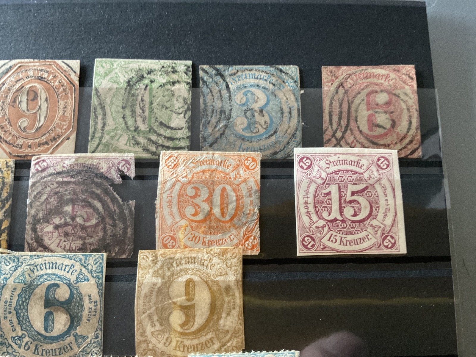 Germany Thurn & Taxis southern district 1852-1865 mm & used stamps B1342