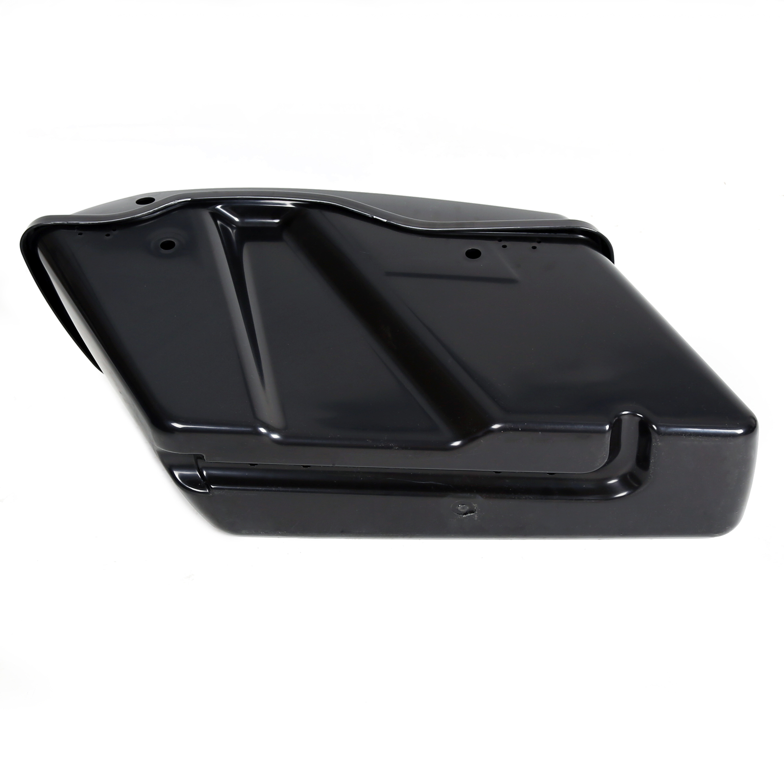 For Harley Softail Fat Boy New Hard Saddle Bags Saddlebag W/ Conversion Brackets