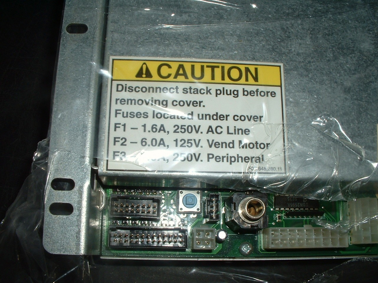Dixie Narco PC board-model S2D E model, fits 276E, 501E, 600E - EProm 380-81