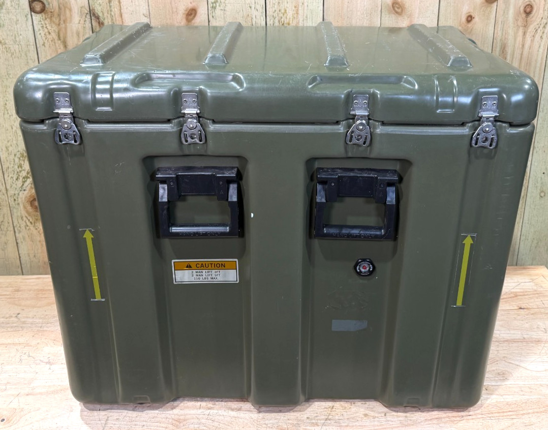 Pelican Hardigg Case 32x20.5x27.5" Green Military Waterproof Storage