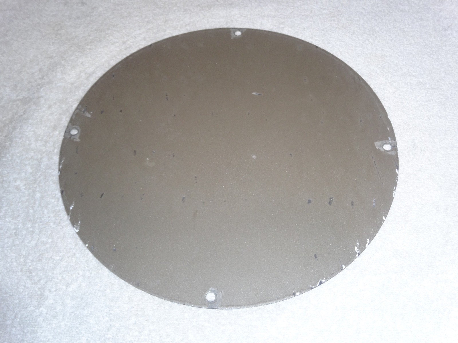 VINTAGE HARLEY DAVIDSON MOTORCYCLE 11 1/4" PORCELAIN METAL GASOLINE OIL HOG SIGN