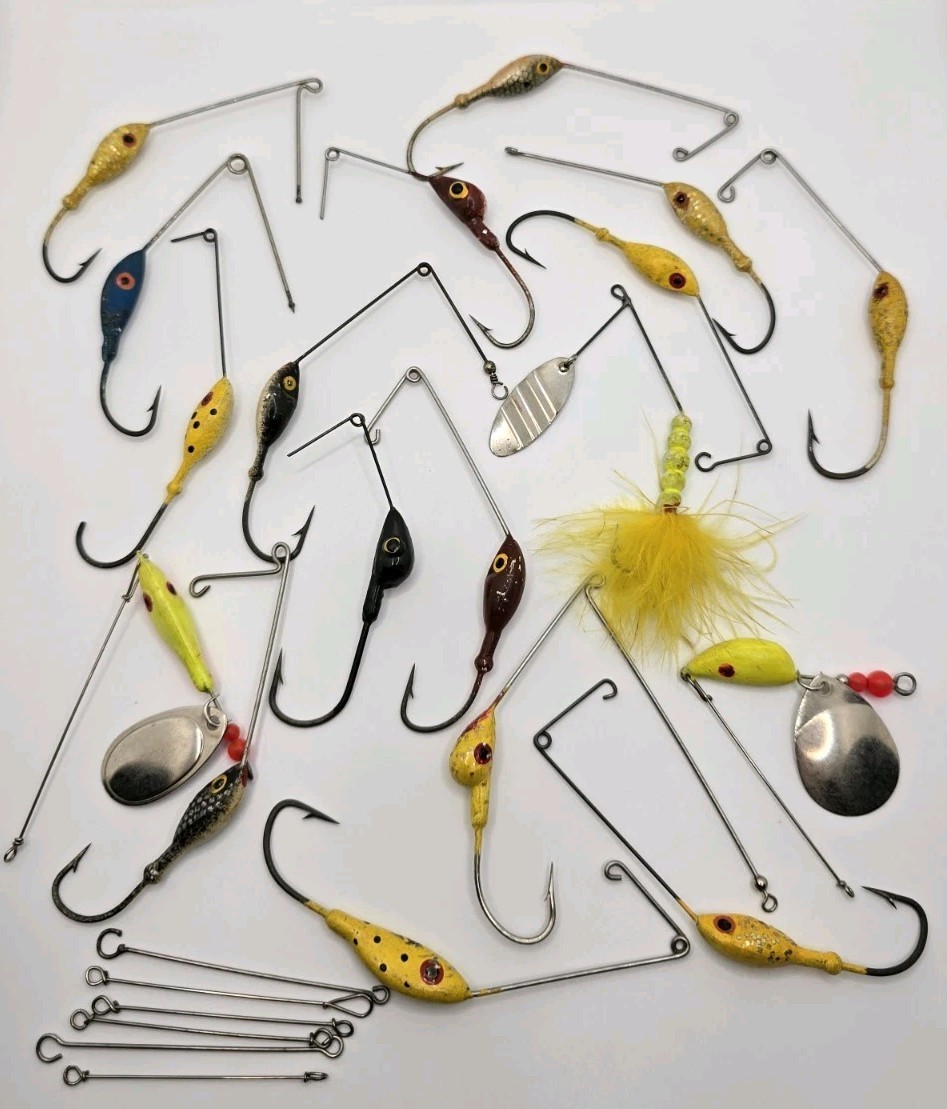 Spinnerbait Parts Lot for Bass Fishing Lures, No Blades or Skirts Vintage