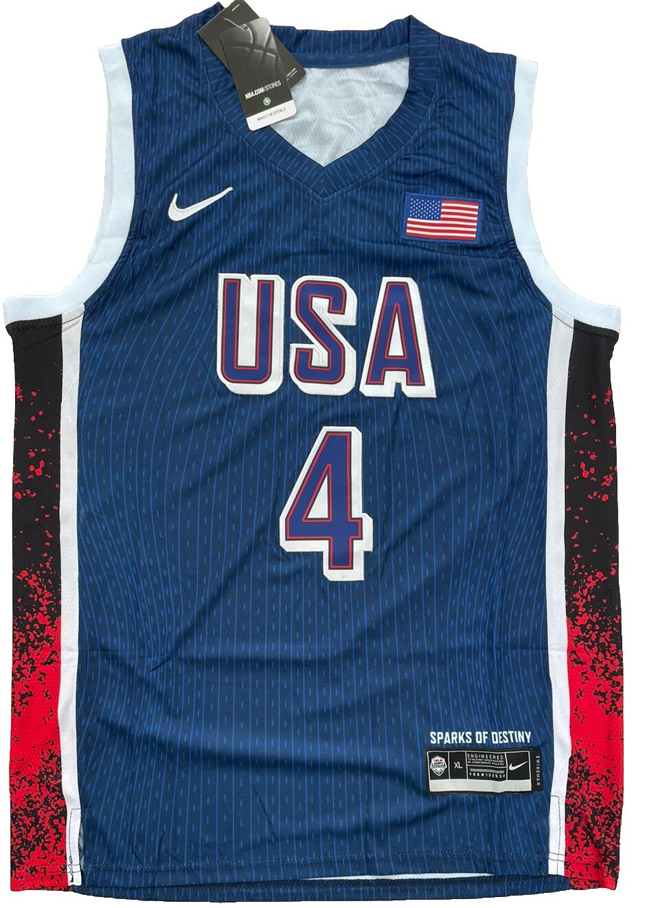 Steph Curry USA Olympics 2024 Jersey New  Golden State Warriors Extra Large XL