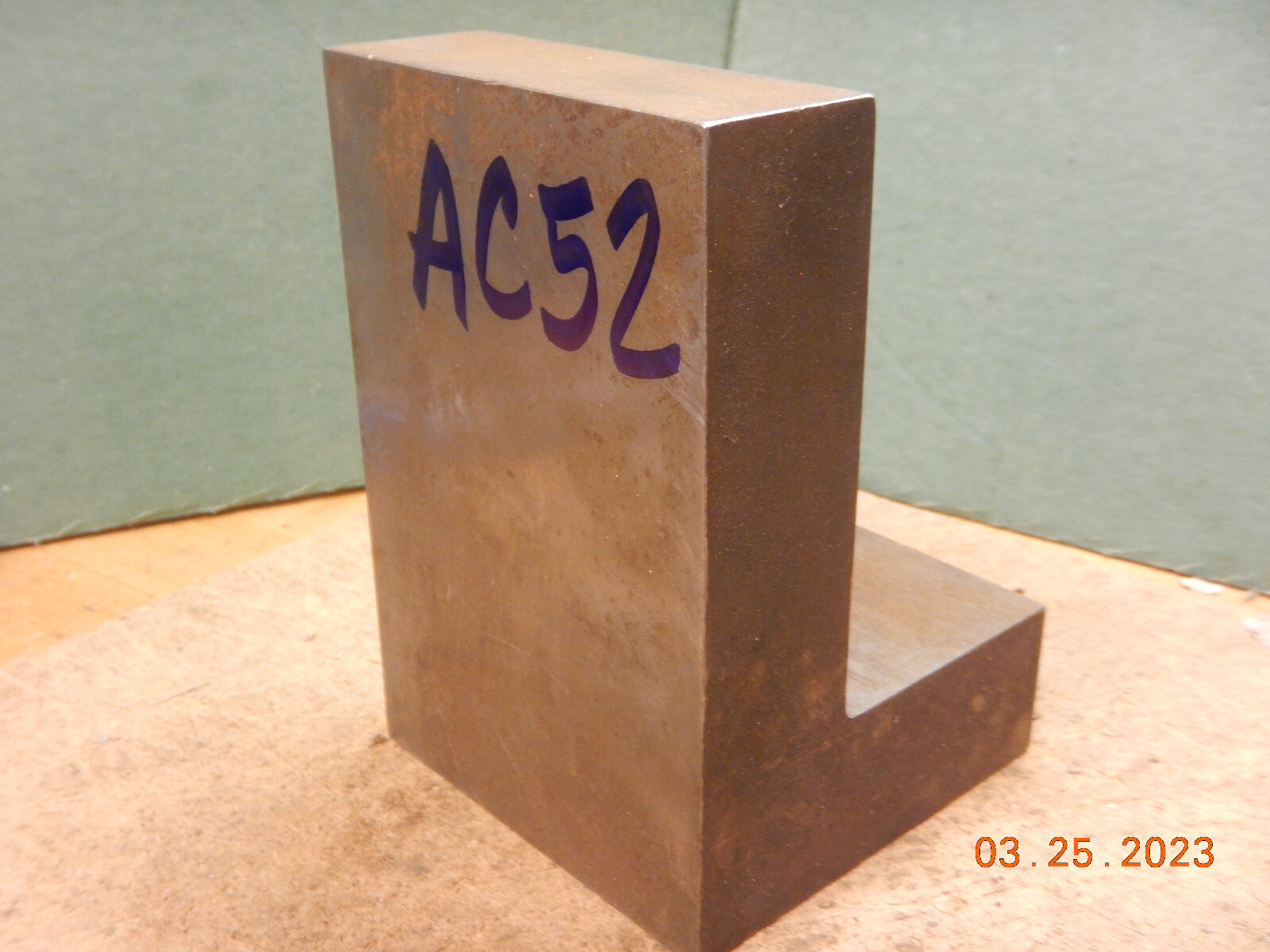 LOT AC52 OLDER SMALL ANGLE PLATE  MACHINIST JIG FIXTURE SETUP TOOLING