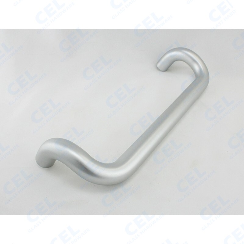 CEL 12" Solid Aluminum Straight Singled-Side Offset Pull Handles for Entry Door