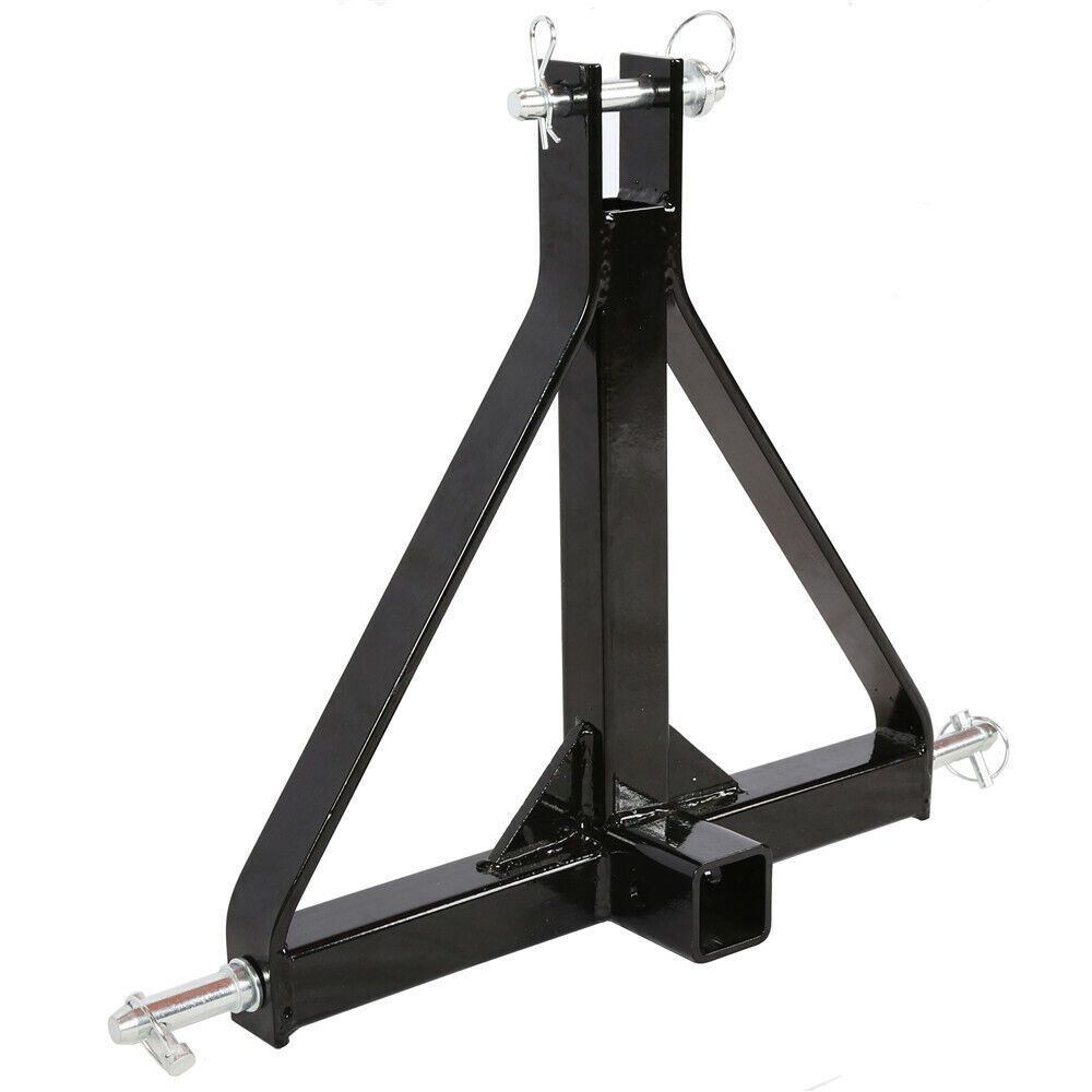 New For Category 1 Tractor Tow Drawbar Adapter 3 Point 2" Receiver Trailer Hitch