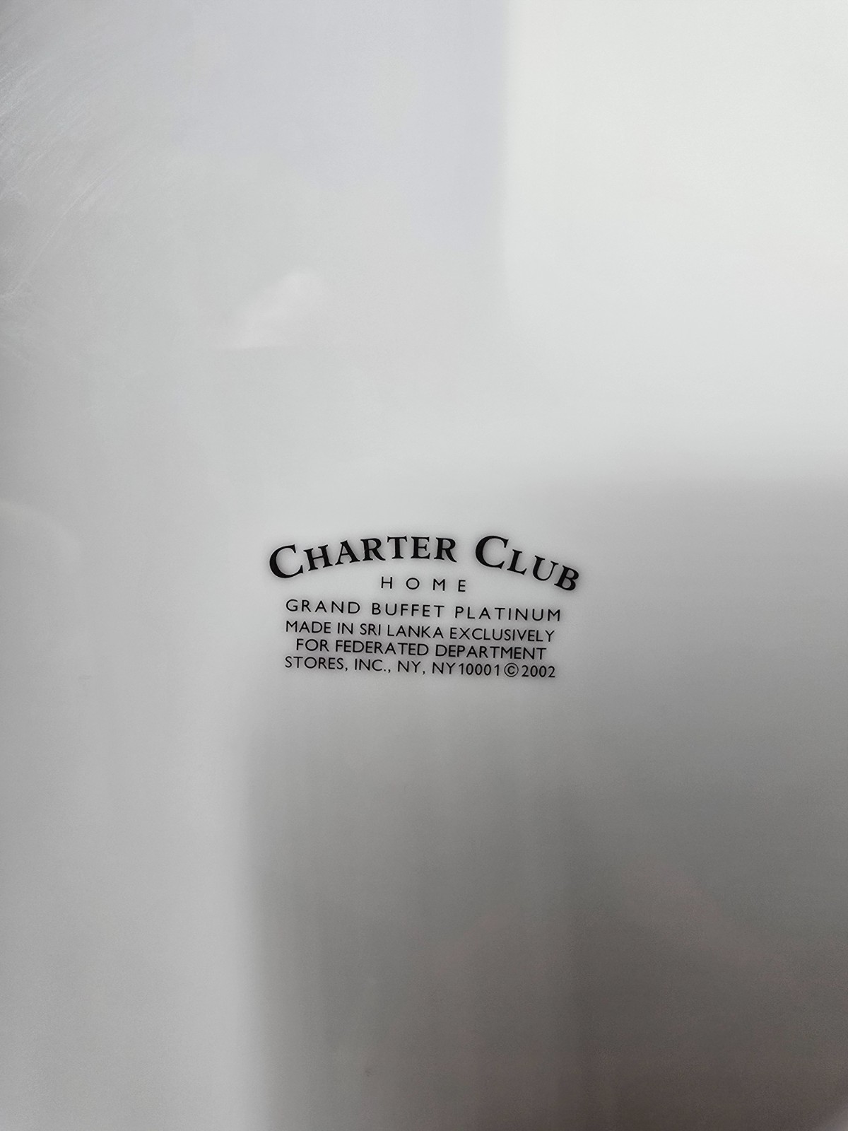 Charter Club GRAND BUFFET PLATINUM Large Soup Bowls Set of 4