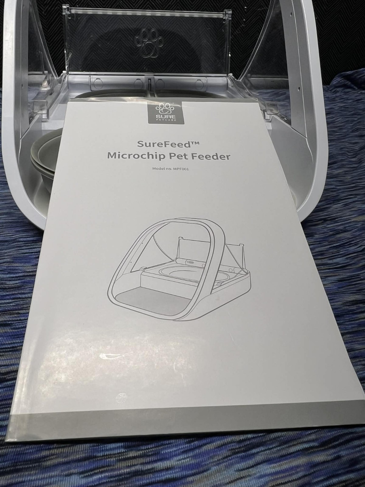 NEW Sure Petcare SureFlap SureFeed Microchip Automatic Pet Feeder S1-2