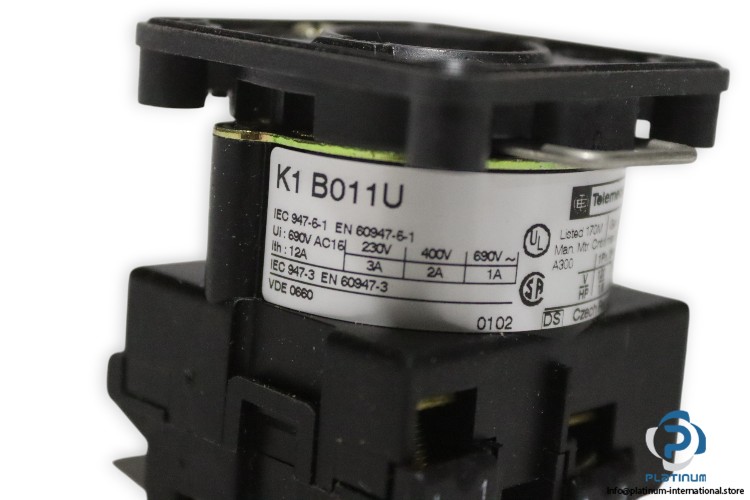 TELEMECANIQUE K1B011U BODY FOR CHANGEOVER SWITCH_Harmony K_Plastic_22 mm hole