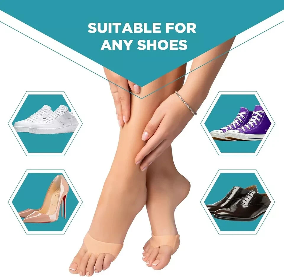 Metatarsal Pads for Ball of Foot Pain Relief – Gel Cushions for Forefoot Support