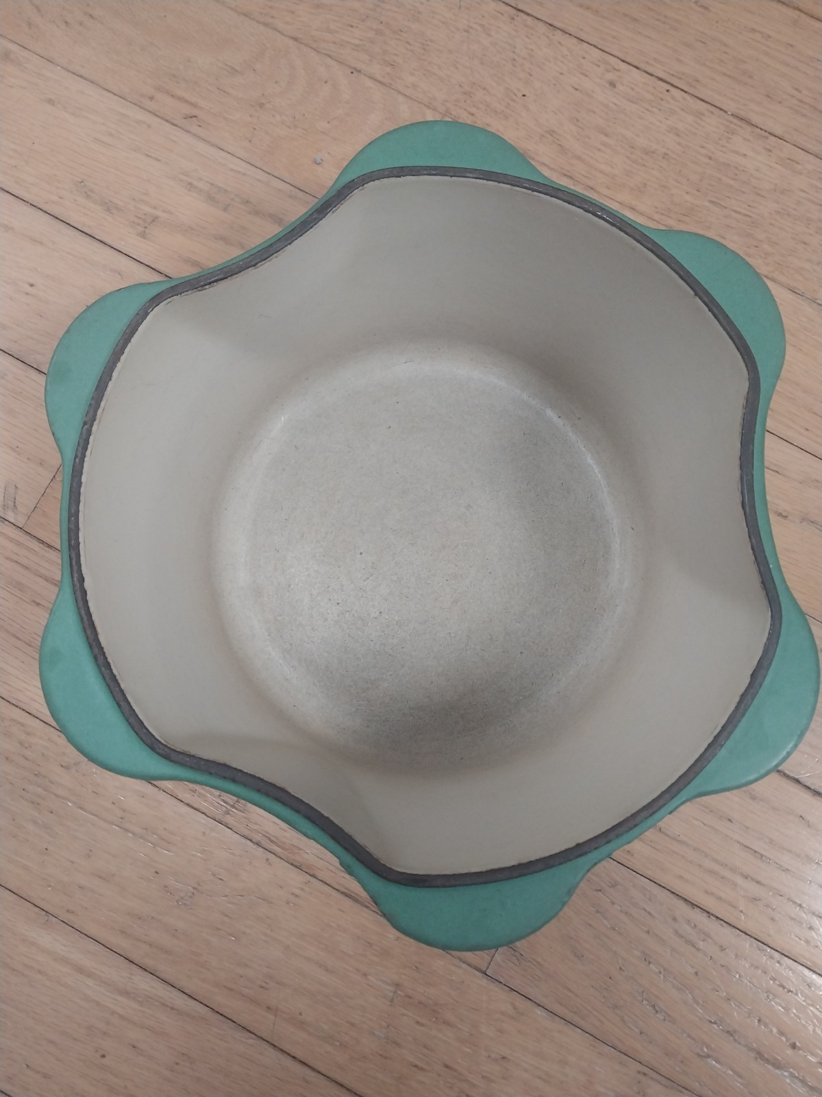 Le Creuset Green Shamrock Pot Vintage Rare