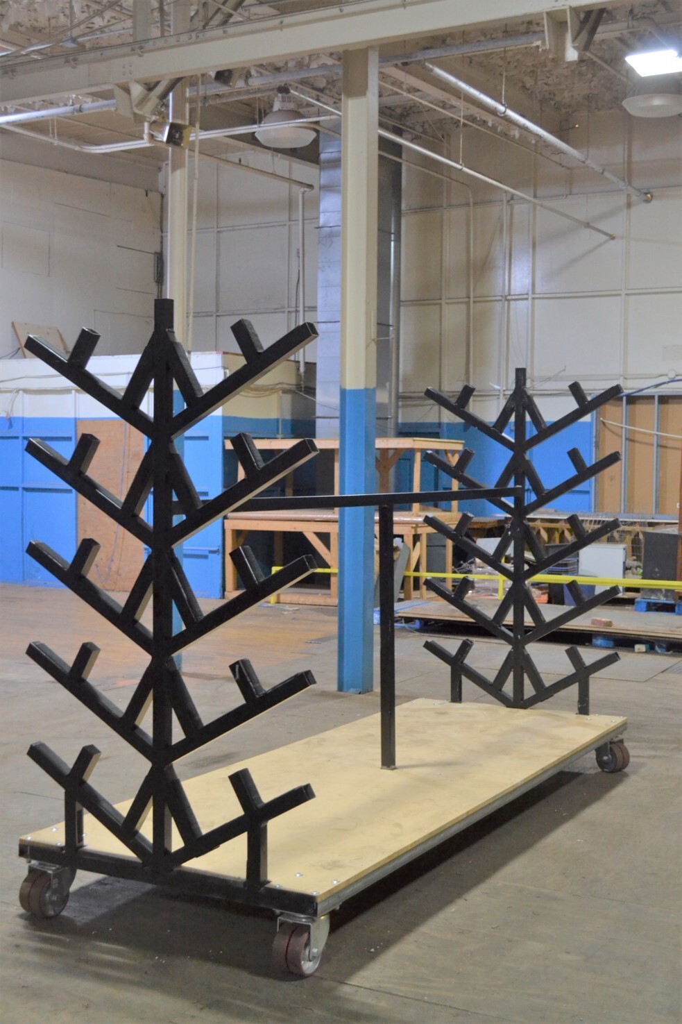 Industrial Warehouse Heavy Duty Steel Rolling Cart