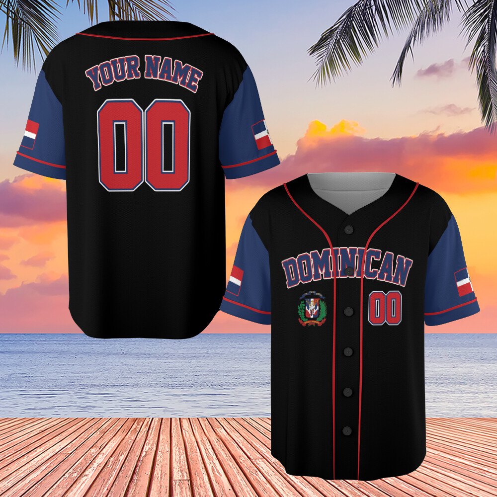 Personalized Dominican Republic Dominican Baseball Jersey, Dominican Team Jersey