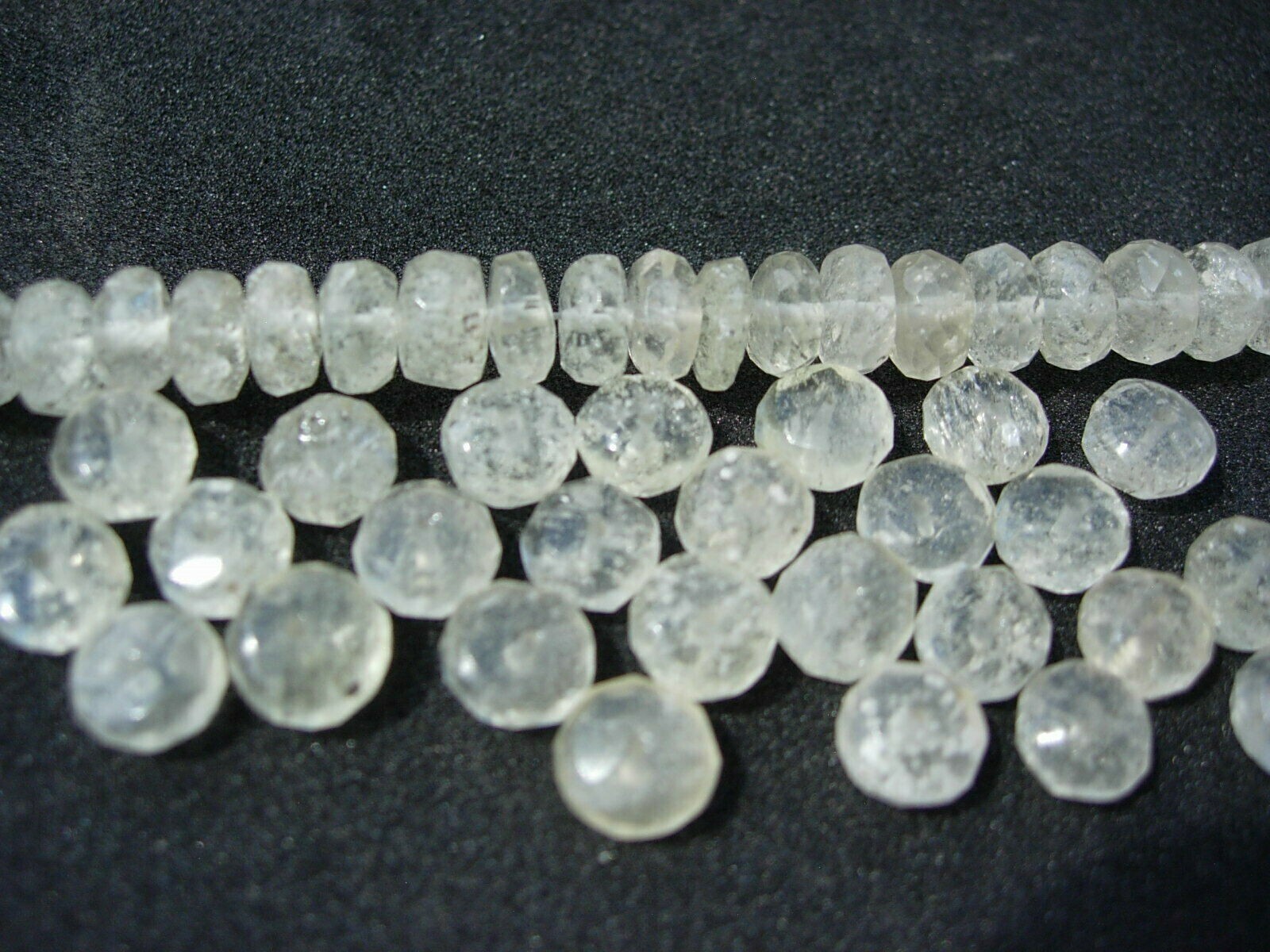 TEN - 6x3mm $37.99 per 10 Libyan Desert Glass Beads from Meteorite Impact + COA