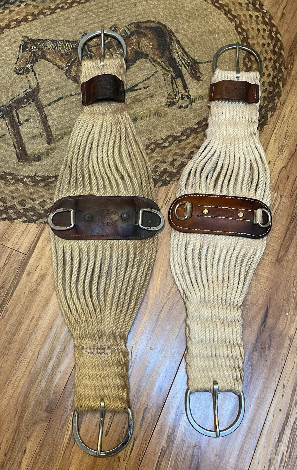 Lot of 3 Western Cinches Classic Equine Mohair-Alpaca 30” Billy Cook 32” and 30”