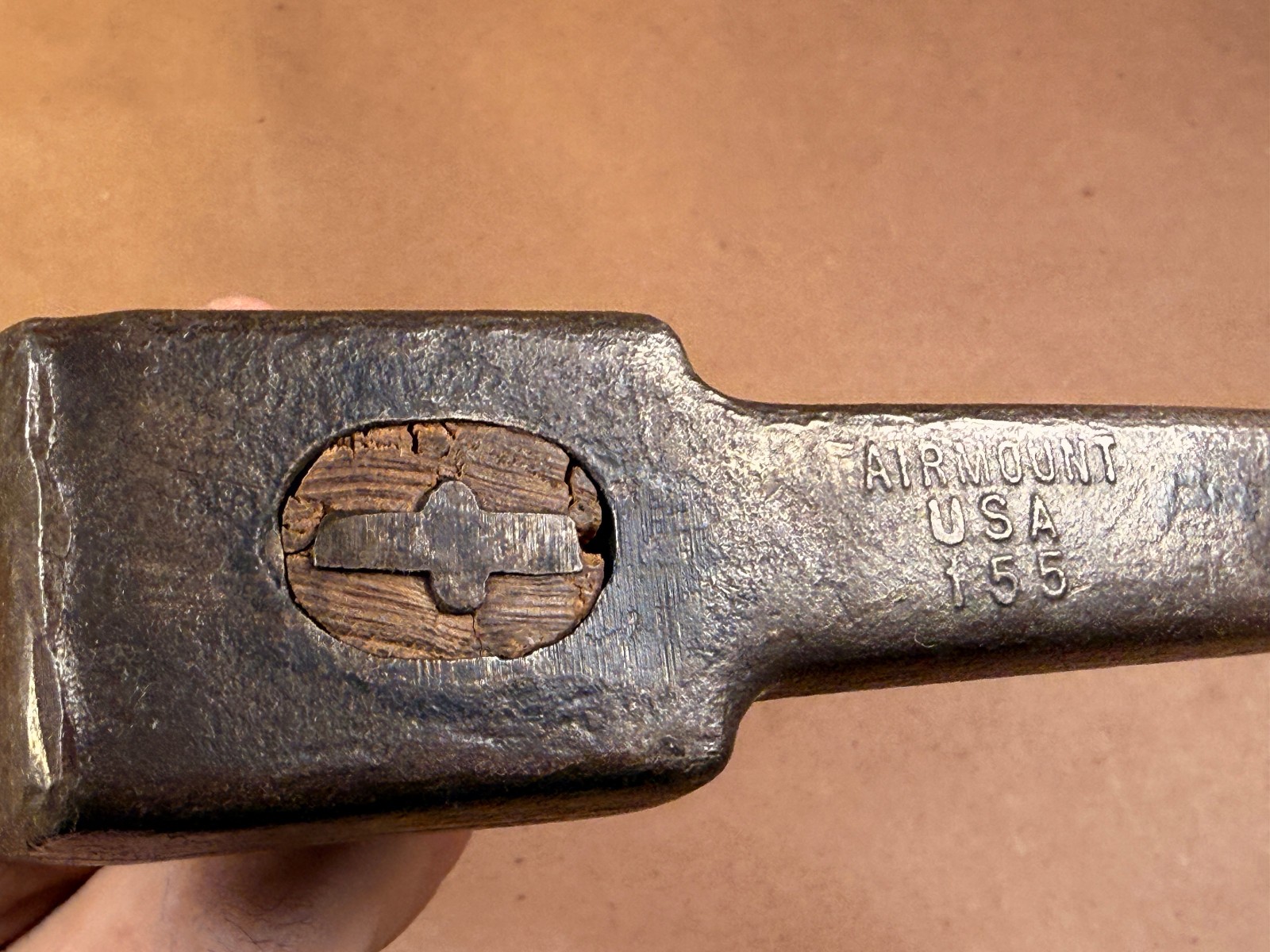 Vintage Fairmount No. 155 Auto Body Bumping Hammer w/ Blue Point Handle