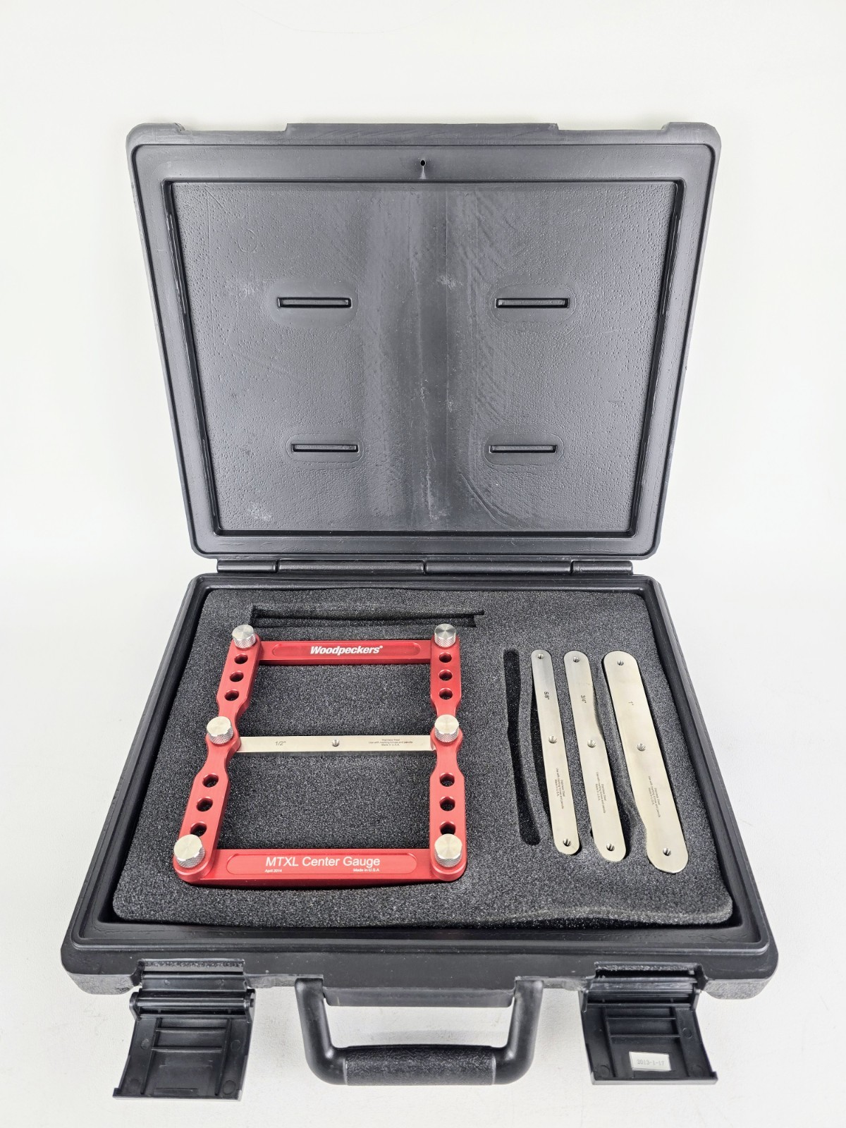 Woodpeckers MTXL Center Gauge Set One Time Retired Tool Wood Working USA  Mint