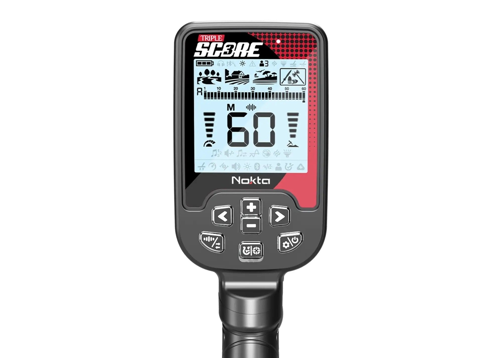 Nokta Score 3 Pro Pack Metal Detector 11000808 + Accupoint Pinpointer + Holster