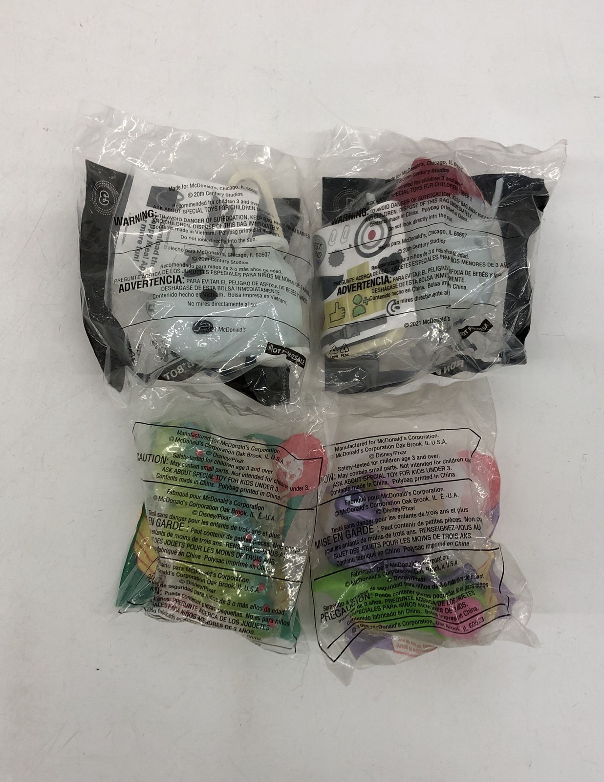 Lot Of Sealed McDonald's Happy Meal Toys-Ty, Tarzan, Little Mermaid, Super Mario