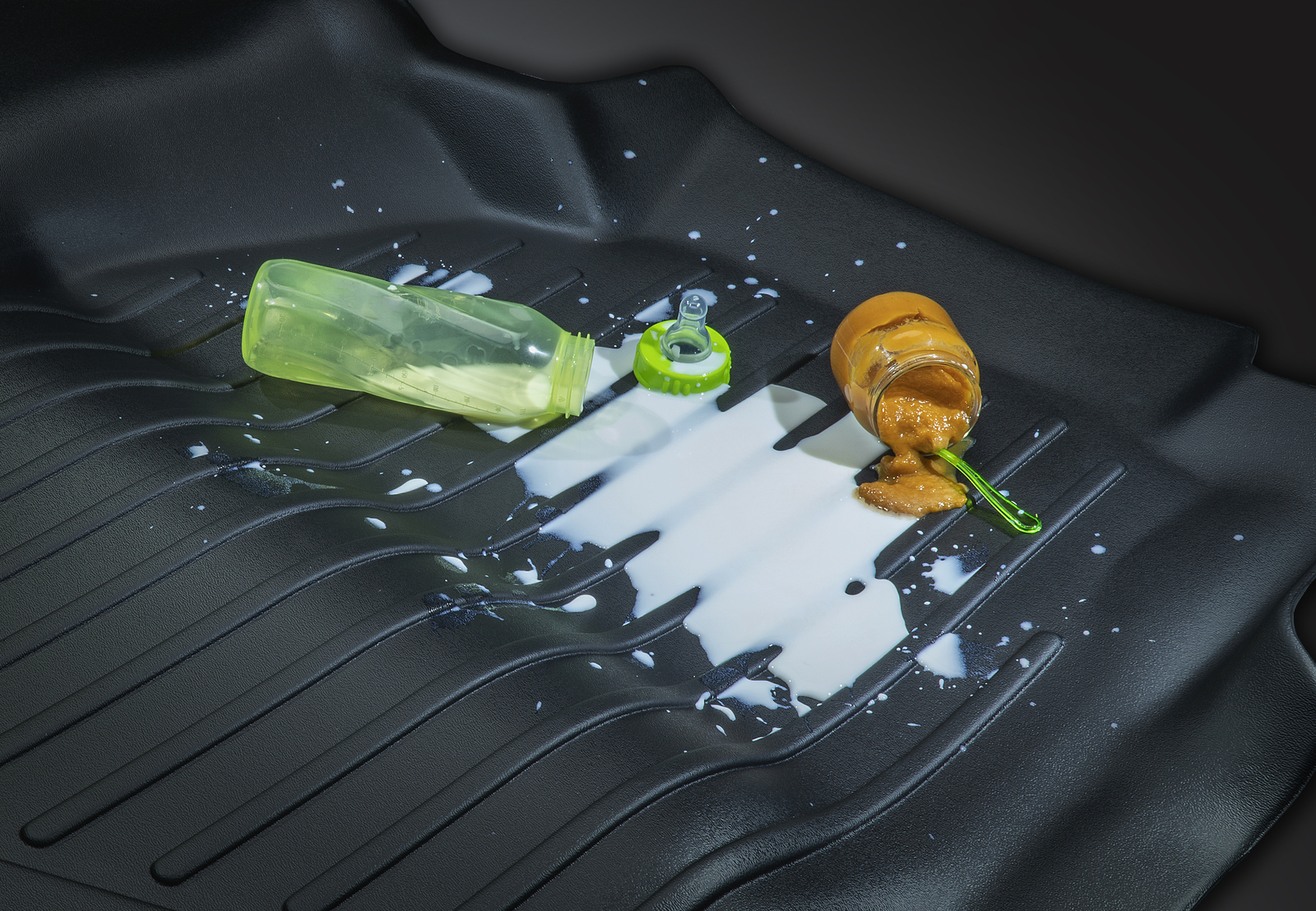 SMARTLINER Custom Fit Floor Mats 2 Row Liner Black 2015-2021 Kia Sedona 8 Pass